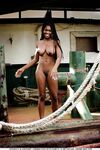 Busty Long Haired African Beauty Deserea A Loves To Demonstrate Her Yummy Nude Body