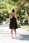 Outdoor public flashing walking in quiet park