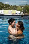 Julia Roca And Maria Riot Playing Lesbian Games By The Pool