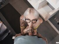 Tattooed Blonde Salesgirl Nichole Saphir Fucking Hard
