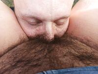 harvesting cunt juice from fat furry cunt