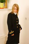 Fair Chick Sammy Jo Strips Off Her Navy Uniform And Admirably Poses In Lingerie