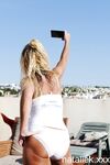 BTS selfie outdoor flashing in ModelCentro top