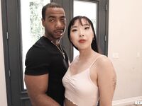 Elle Lee Sucks BBC And Takes It Deep In Her Asian Pussy