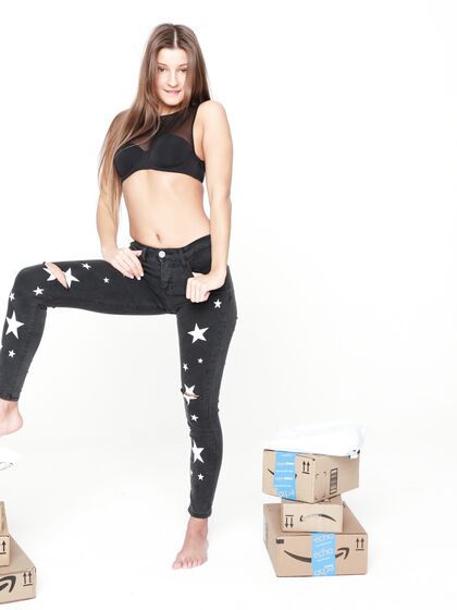 Opening Amazon gifts with Melena Maria Rya