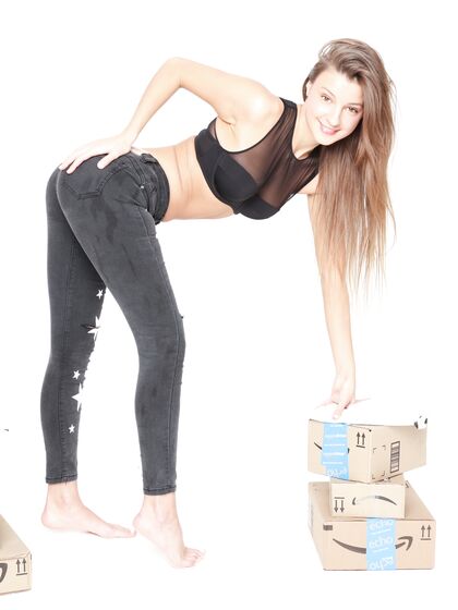 Opening Amazon gifts with Melena Maria Rya