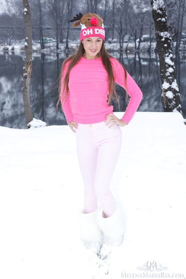 sexy winter with Melena Maria Rya