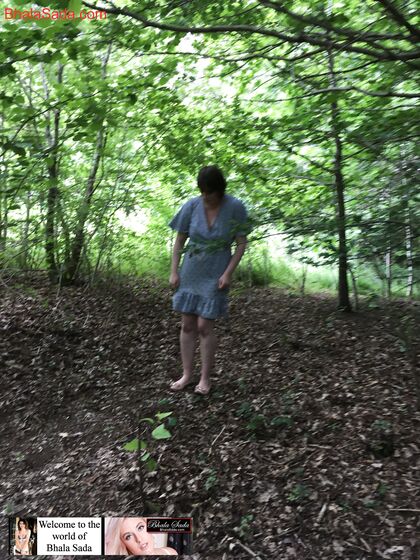 K chats nude outside in the woods