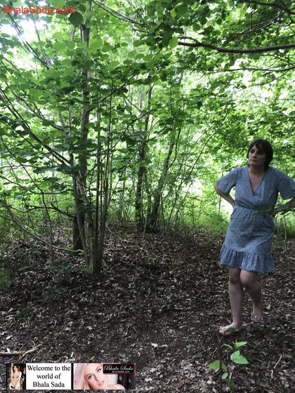 K chats nude outside in the woods