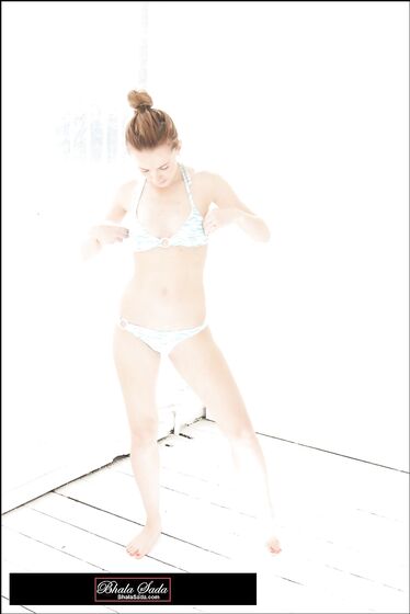 Babe at a shoot