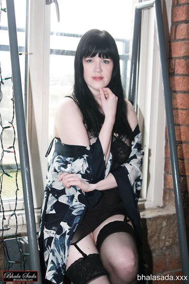 Babe at her home