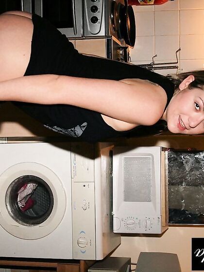 Babe at her home