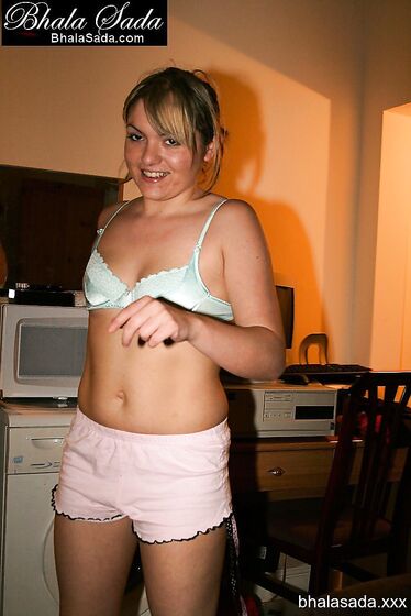 Babe at her home
