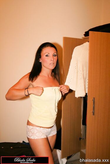 Babe at her home