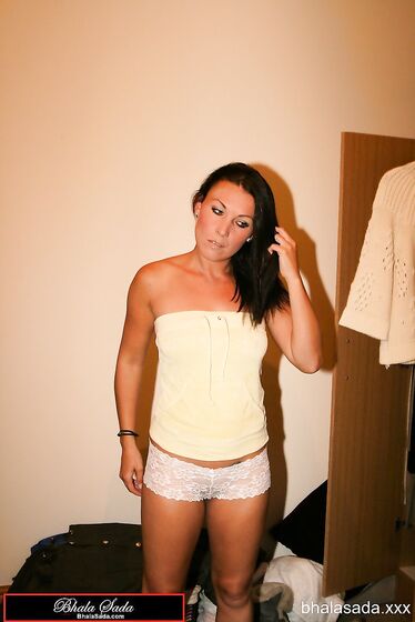 Babe at her home