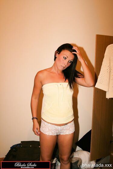 Babe at her home