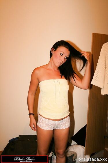 Babe at her home