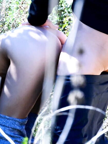 Adorable Blonde Babe Gives A Great Head And Fucks Outdoors photos (Sky Pierce)