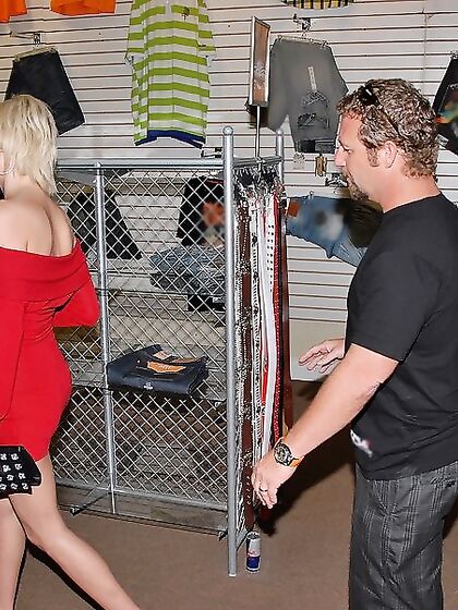 Busty Blonde Mom Kinzie Fox In Sexy Red Dress And Black Thong Gets Her Snatch Stuffed photos (Torrey Pines)