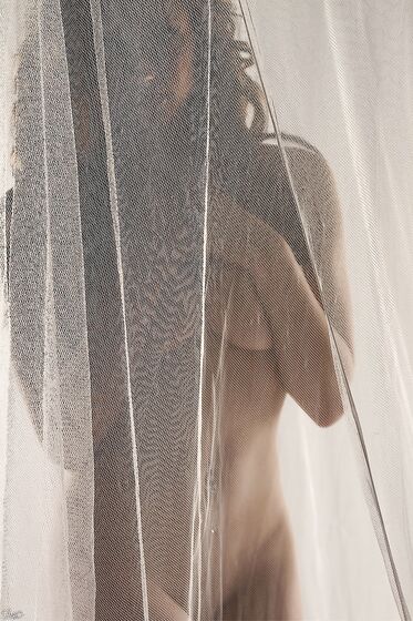Arousing Lily Xo Loves Teasing With Her Naked Hot Body Behind The Curtain