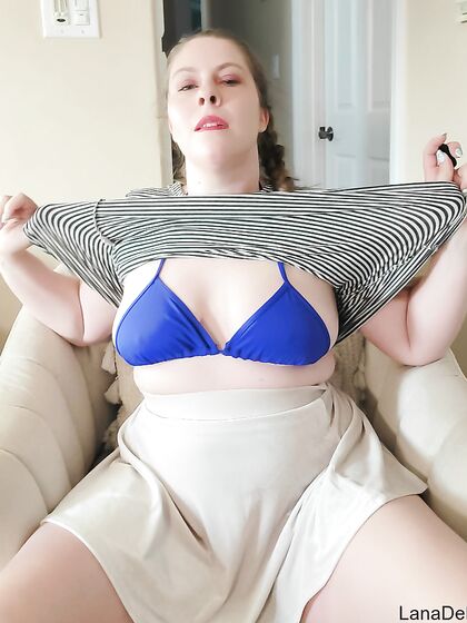 White Skirt Pink Thong Striptease -Â Zip