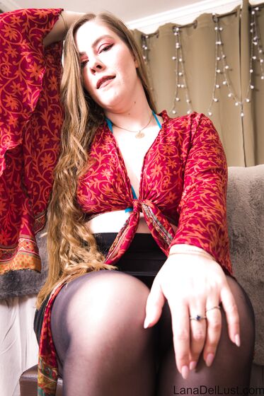 Black Skirt Red Silk Top - Free
