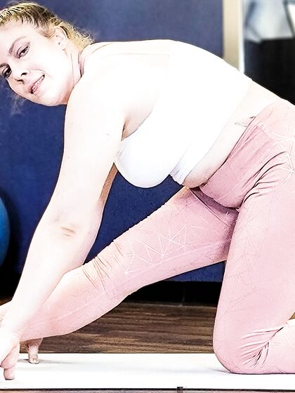 Pink Yoga Pants On Vs Off - Free