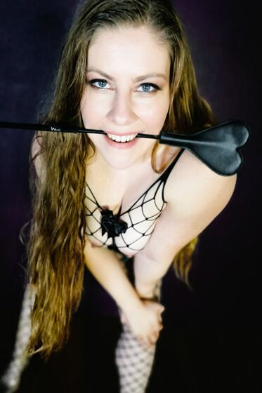 Black Fishnet Bodystocking And Heart Flogger - Free