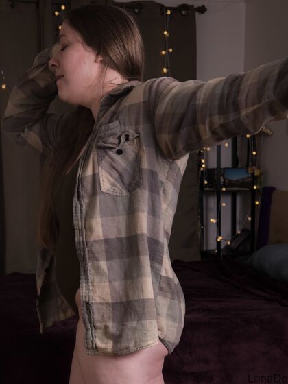 Green Bodysuit Brown Flannel-Free