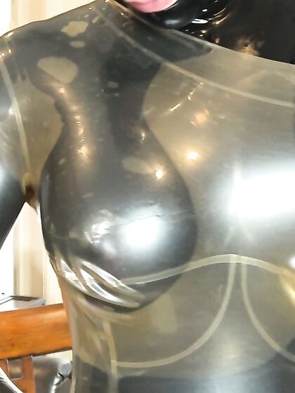 Latex Lea dressing in double layer Latex
