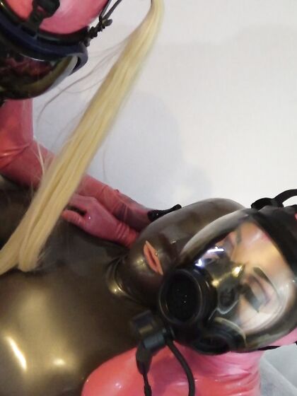 Vicky Devika and Latex Lara playing with Rubber_Jeff