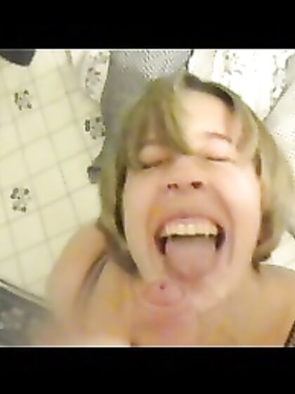 Shooting Star gets a very sticky messy facial