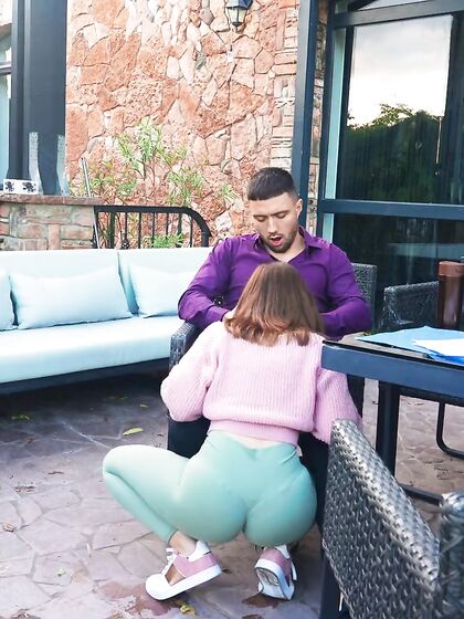 Alexis Wilson Rides Thick Throbbing Cock With Her Panties On