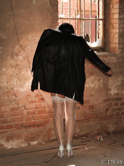 Secrets in Lace Nylons over Oroblu Magie 20 Pantyhose