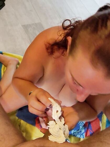 Whipped Cream Cock Play with Nikki Holland