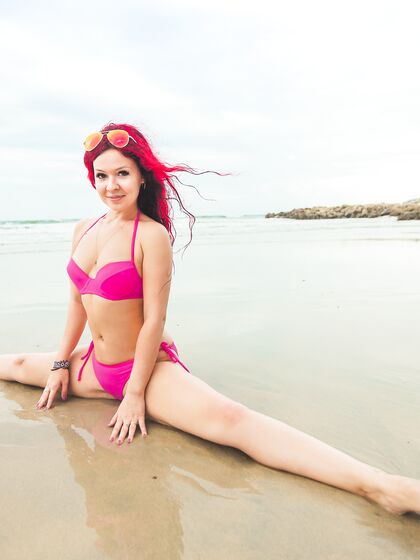 On the beach