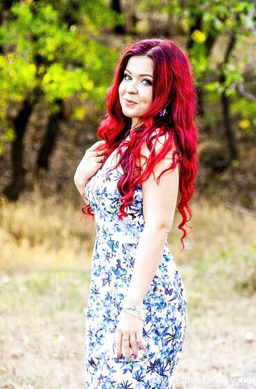 Romantic walking in the woods
