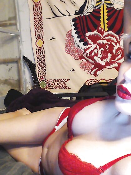 all in red