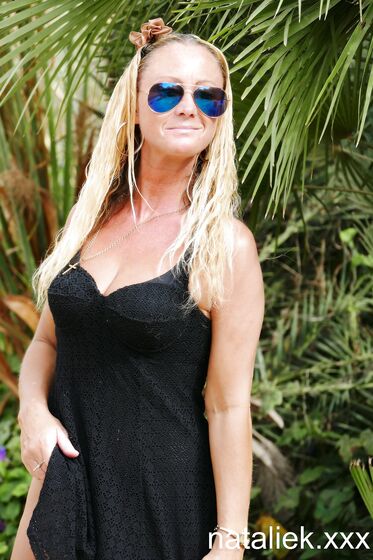 Outdoor public flashing and panty stuffing