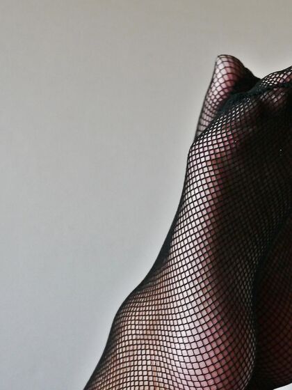 fishnet body stocking finger fucking