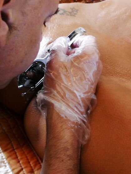 Home call doc gives me full gyno exam tied to my bed