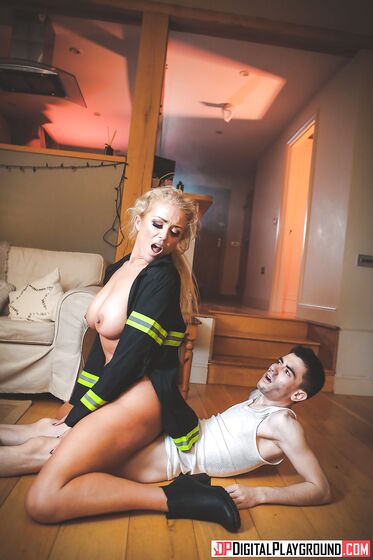 Busty Firefighter Rebecca Jane Seduces And Fucks Young Dude photos (Jordi El Nino Polla, Rebecca Jane Smyth)