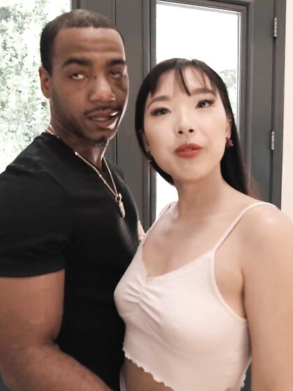 Elle Lee Sucks BBC And Takes It Deep In Her Asian Pussy