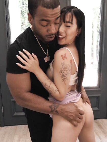 Elle Lee Sucks BBC And Takes It Deep In Her Asian Pussy