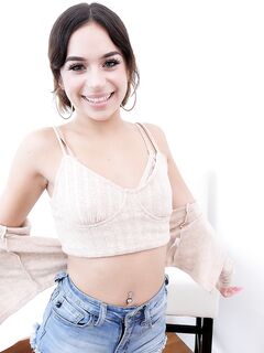Eighteen-year-old Brunette With Small Cans Gets Screwed In POV photos (Aria Valencia)
