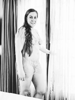 Black And White Shower Tease - Zip