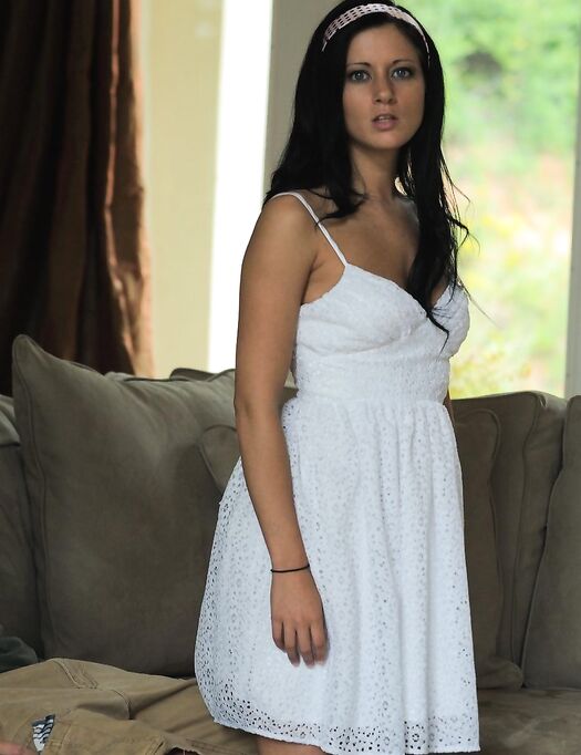 Raven Haired Loren FTV With Blue Eyes Takes Sturdy Dick In Her Willing Shaved Pussy