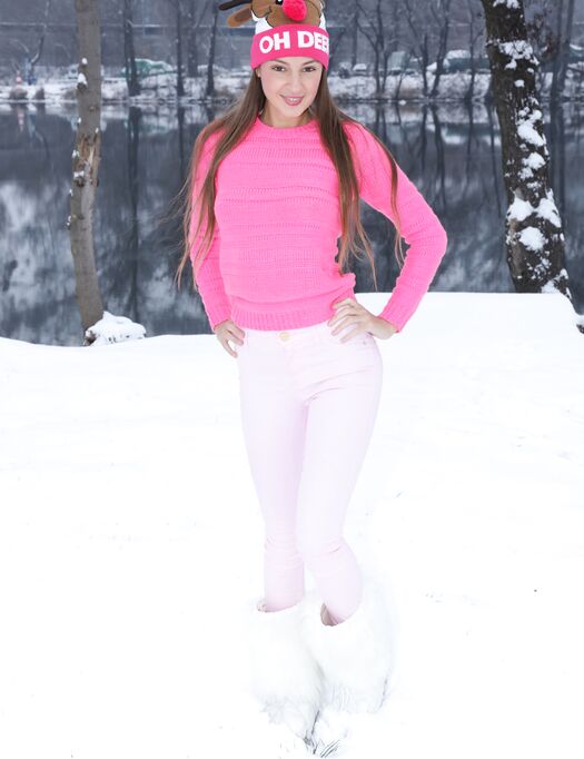 sexy winter with Melena Maria Rya