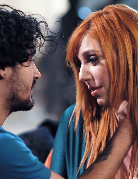 Lauren Phillips Pleasures Curly-haired Dude On The Couch