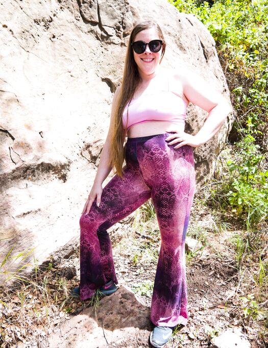 Hippie Hike Purple Pants - Zip